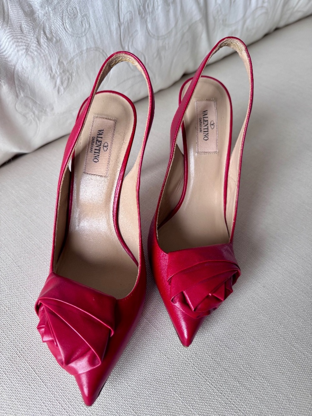 Sling back Valentino heels